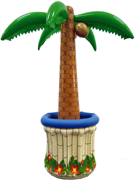 Grote opblaasbare palmboom