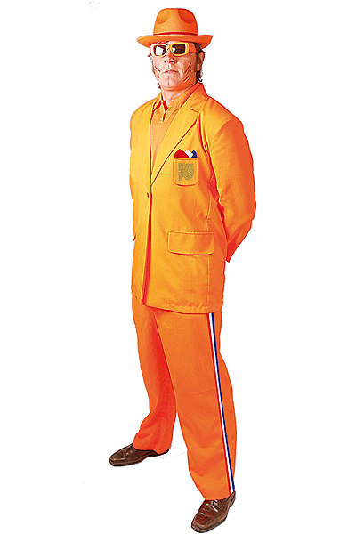Oranje bobo costume