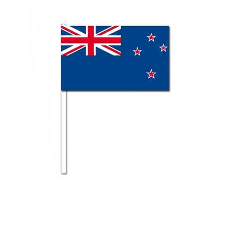 10 zwaaivlaggetjes Nieuw Zeelandse vlag