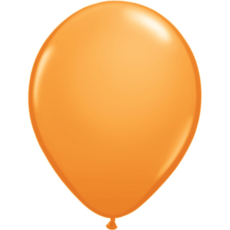 Ballonnen oranje in zakje 25 stuks