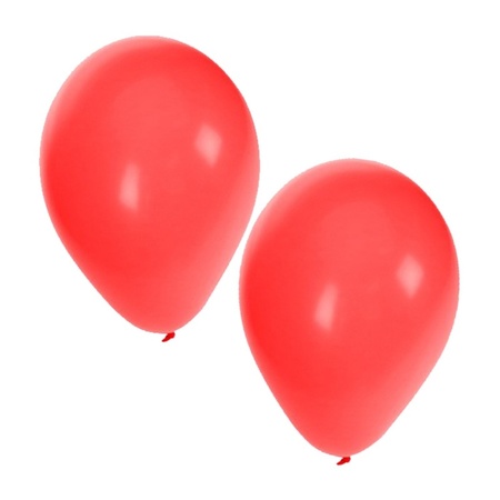 25x stuks rode feest ballonnen