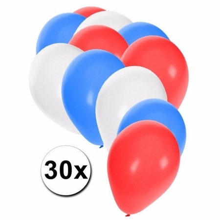 Feest ballonnen in de kleuren van Australie 30x