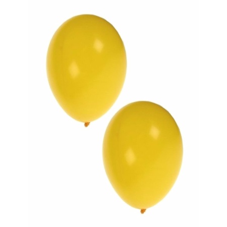 Yellow balloons 40x pieces