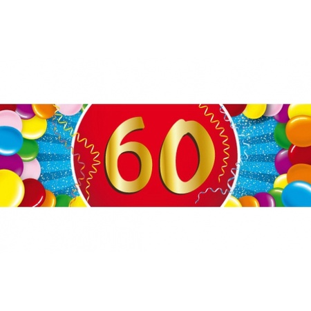 60 jaar party artikelen pakket XL