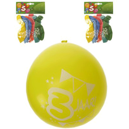 Party ballonnen 3 jaar