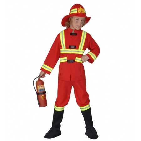 Carnavalskleding brandweer kostuum