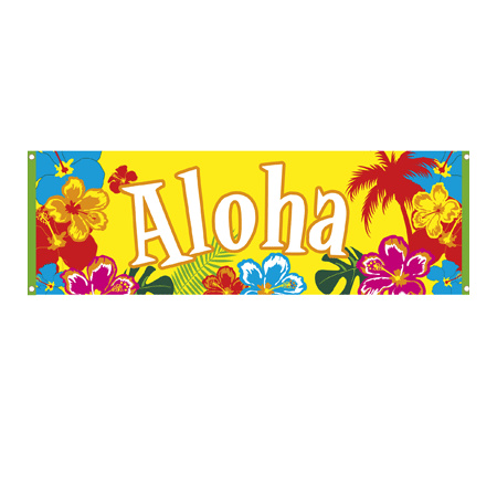 Aloha spandoeken hawaii thema