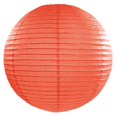 Luxurious orange paper lantern 50 cm