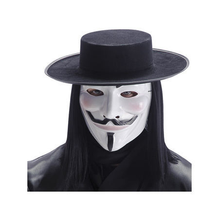 Masker V for Vendetta wit