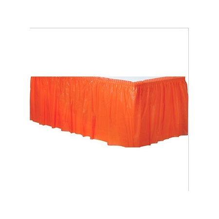Tafelkleed randen oranje