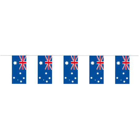Papieren vlaggenlijnen Australie