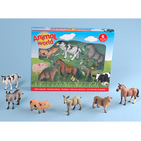 Speelgoed plastic boerderijdieren set