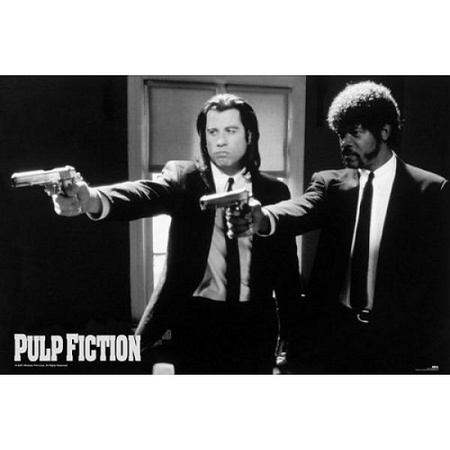 Themafeest Pulp Fiction poster 61 x 91,5 cm