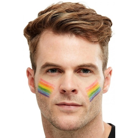 Gay Pride schmink stift regenboog vlag