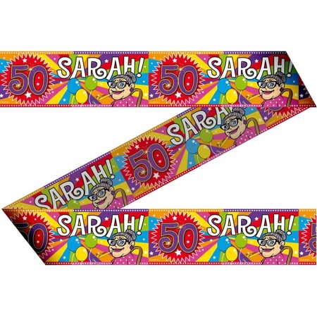 Feestpakket 50 jaar/Sarah thema - L - feestdecoraties