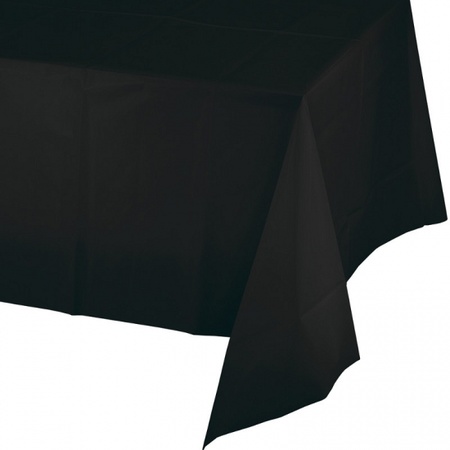Tafellaken zwart 274 x 137 cm