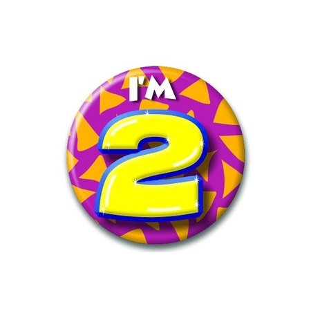 Birthday Button I am 2