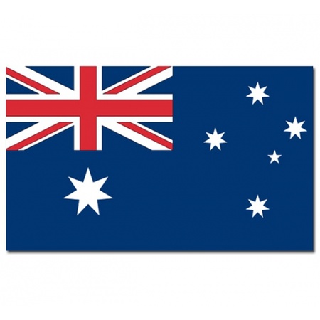 Landen thema vlag Australie 90 x 150 cm feestversiering