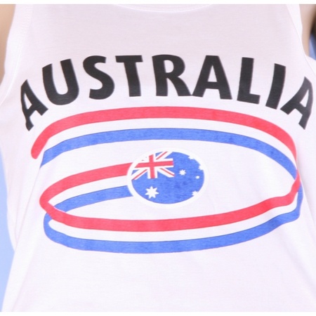 Australie vlaggen tanktop voor dames