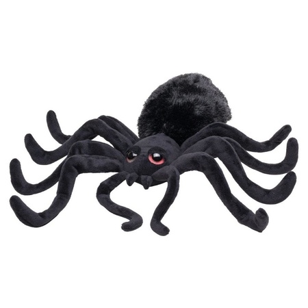 HorrorHalloween speelgoed zwarte knuffel spinnen 40 cm